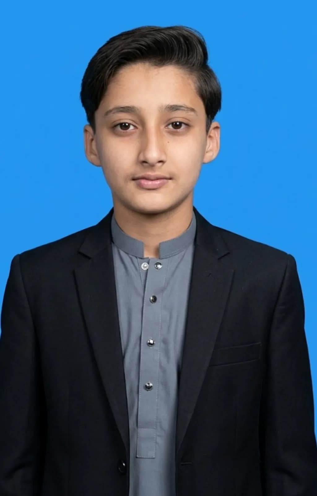 Formal Portrait Blue