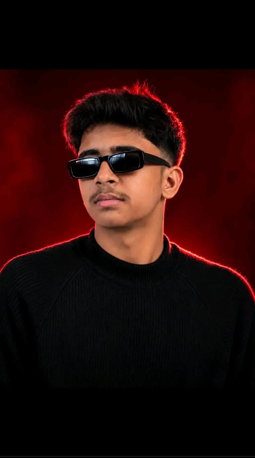 Red Halo Portrait