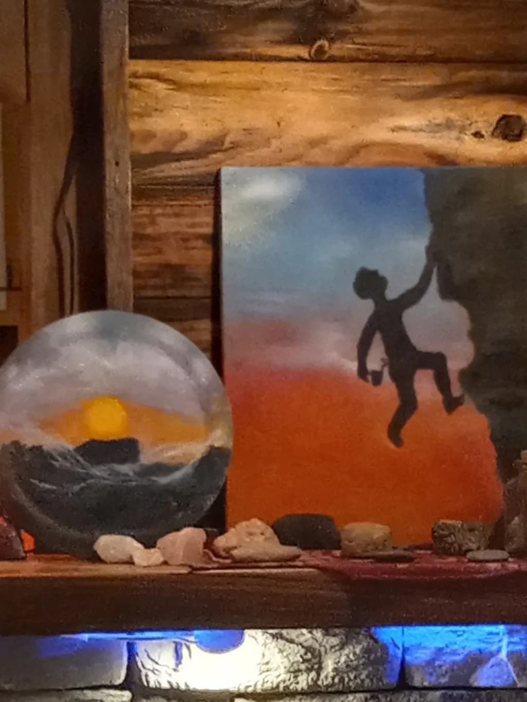 Inbound Climber Silhouette