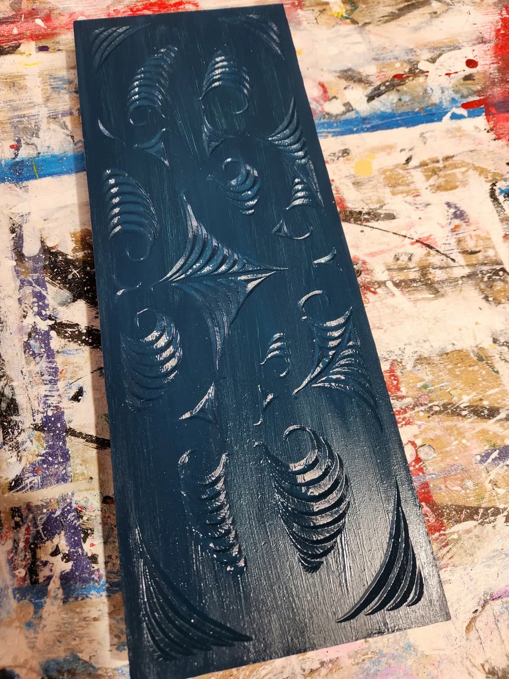 Abstract Carving Panel