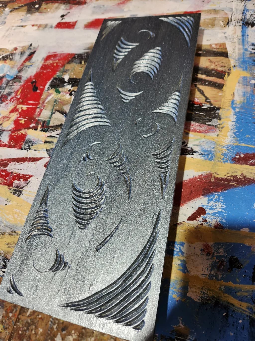 Abstract Metal Carving
