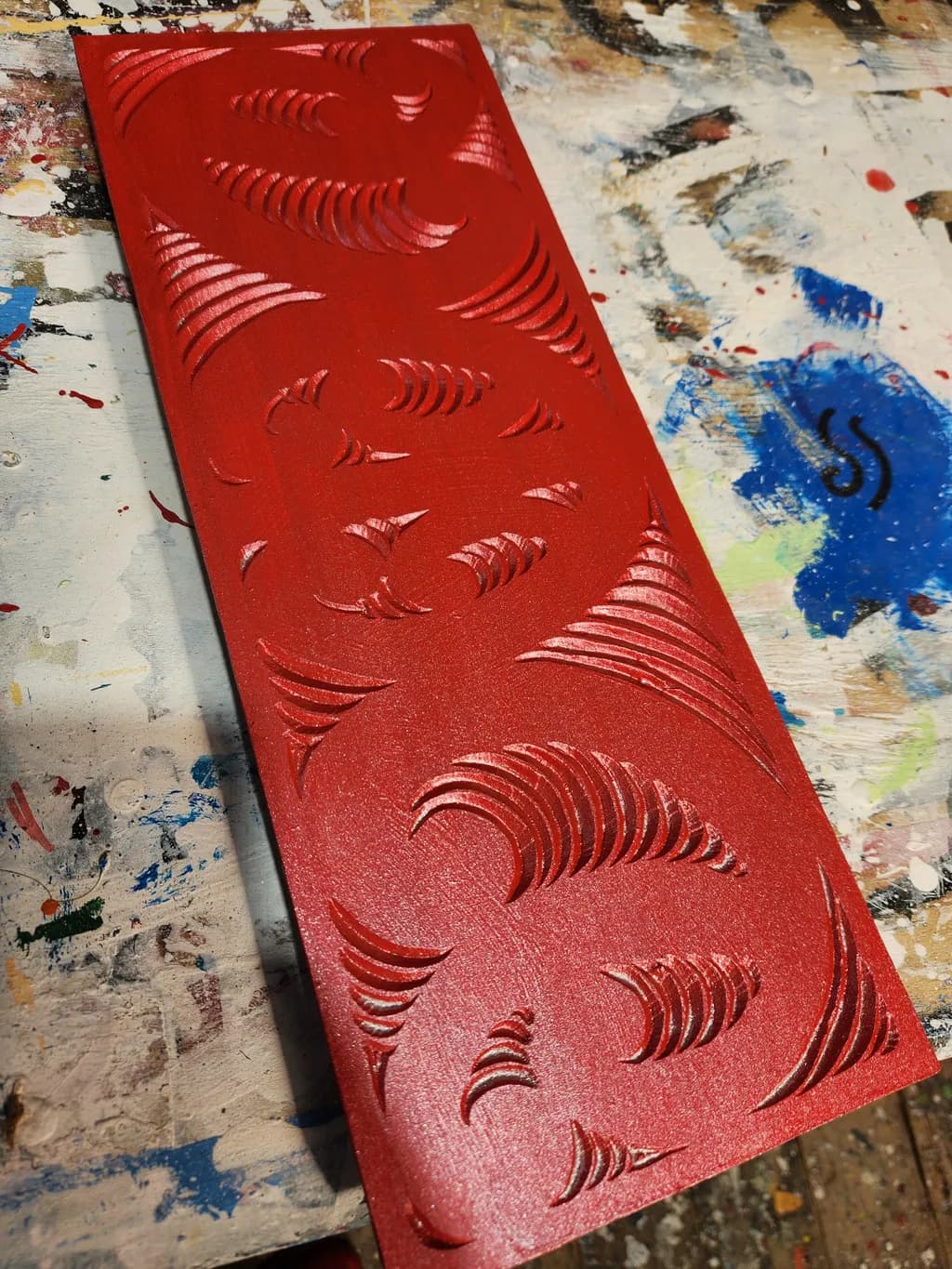 Abstract Red Texture