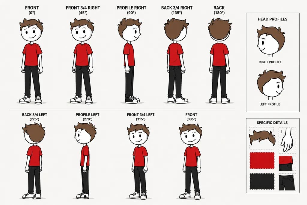 Character Design Model Sheet