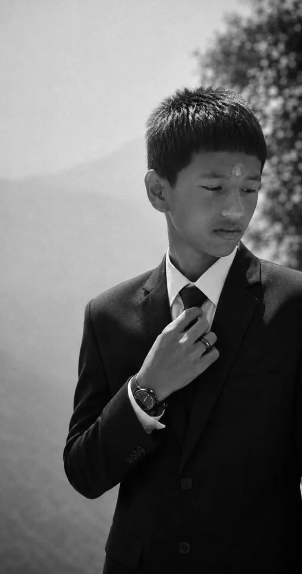 Young Man in Suit