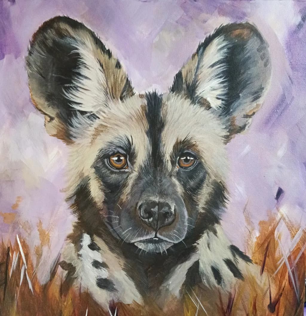 Wild Dog Portrait