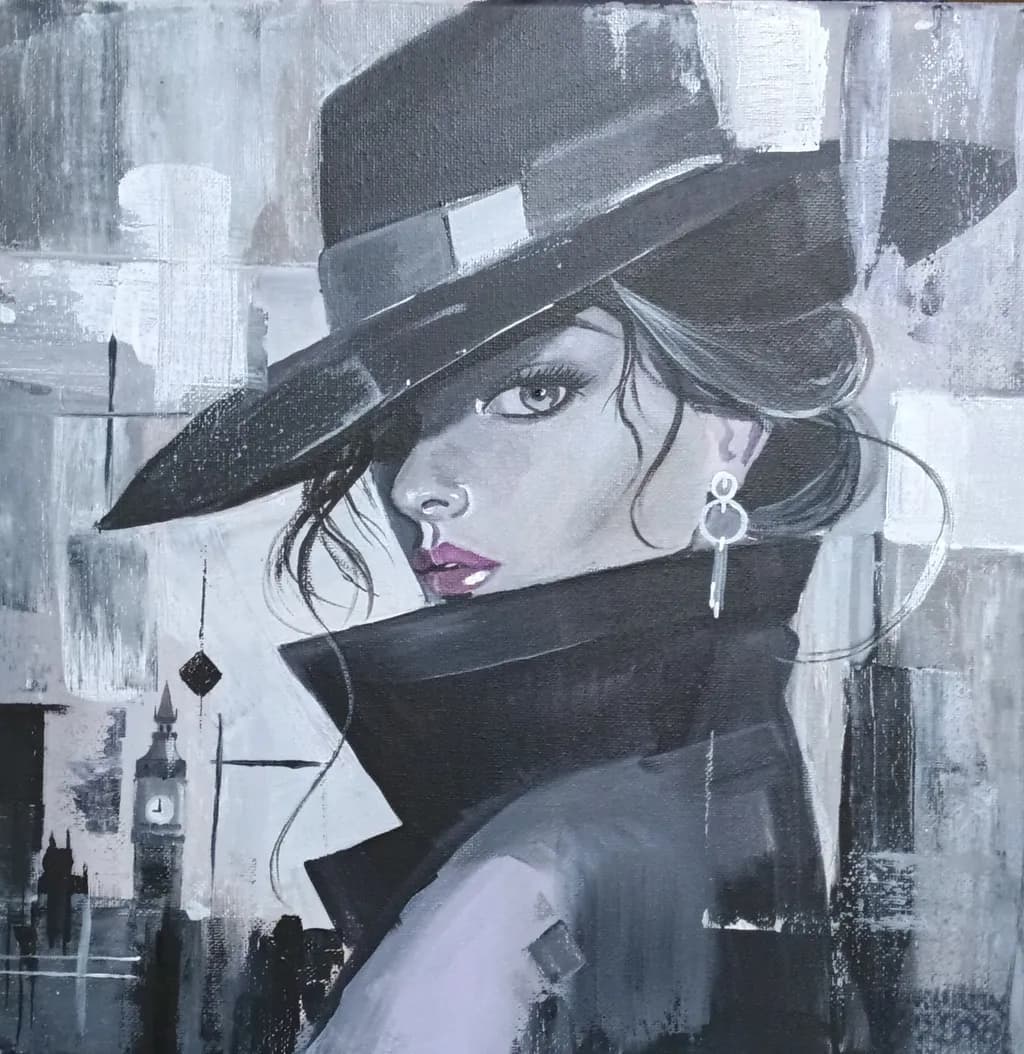 Portrait with Hat