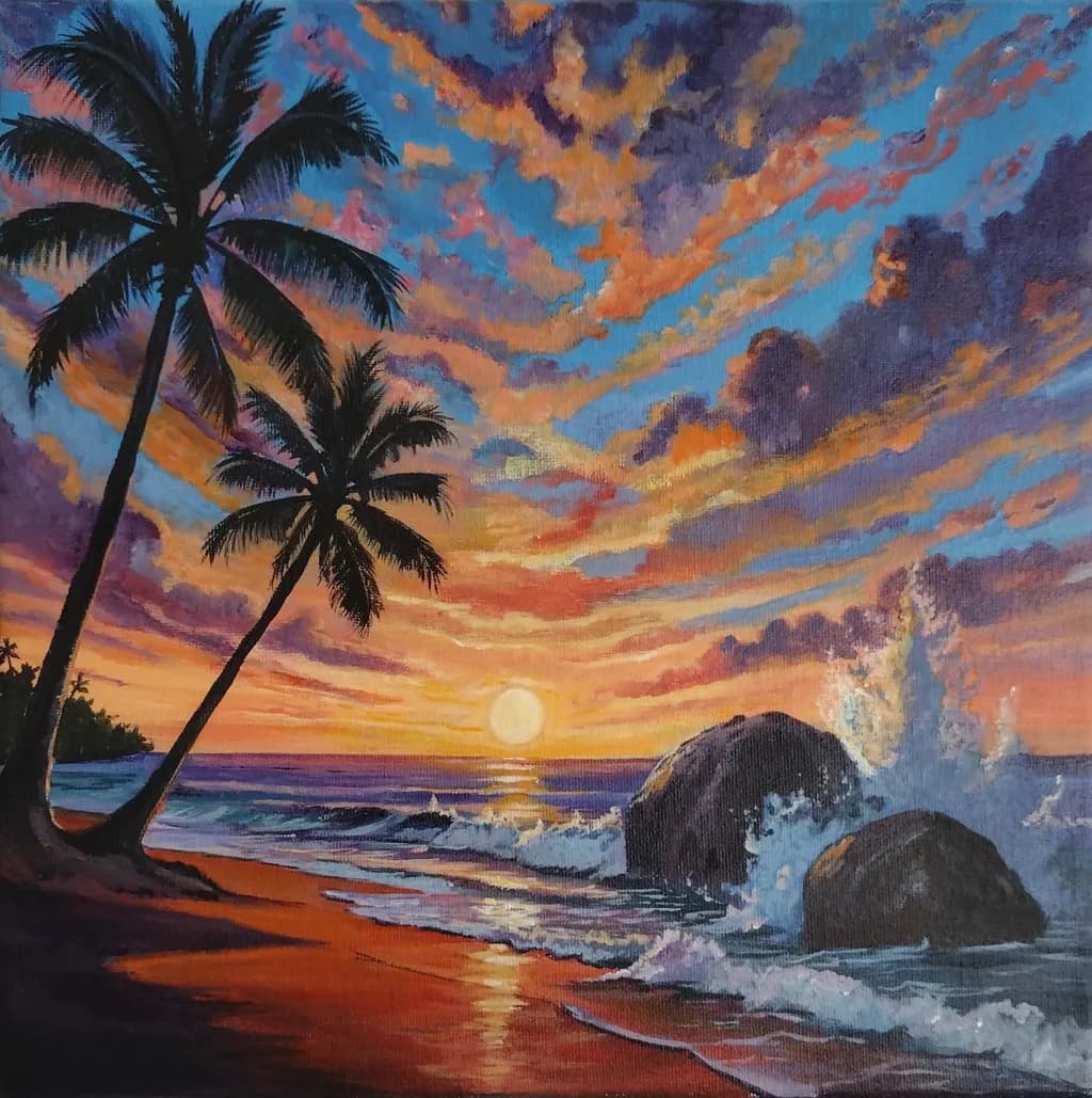 Tropical Beach Sunset