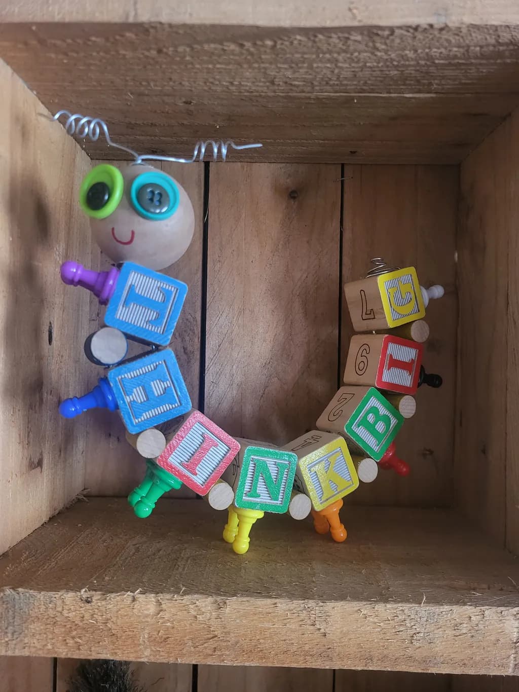 Wooden Block Caterpillar