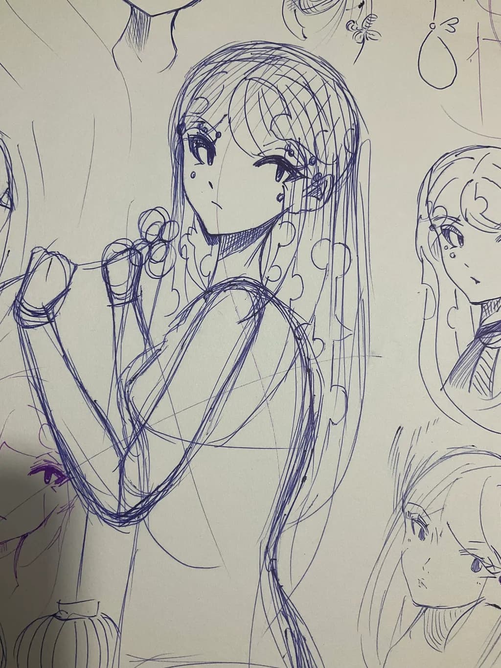 Pensive Girl Sketch