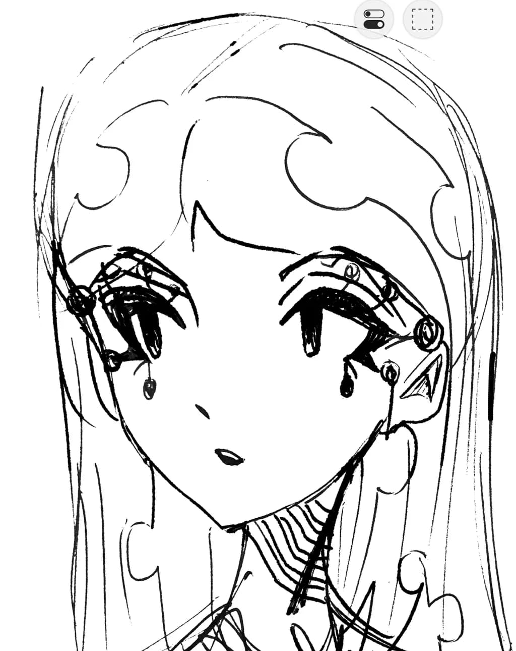 Robot Girl Portrait