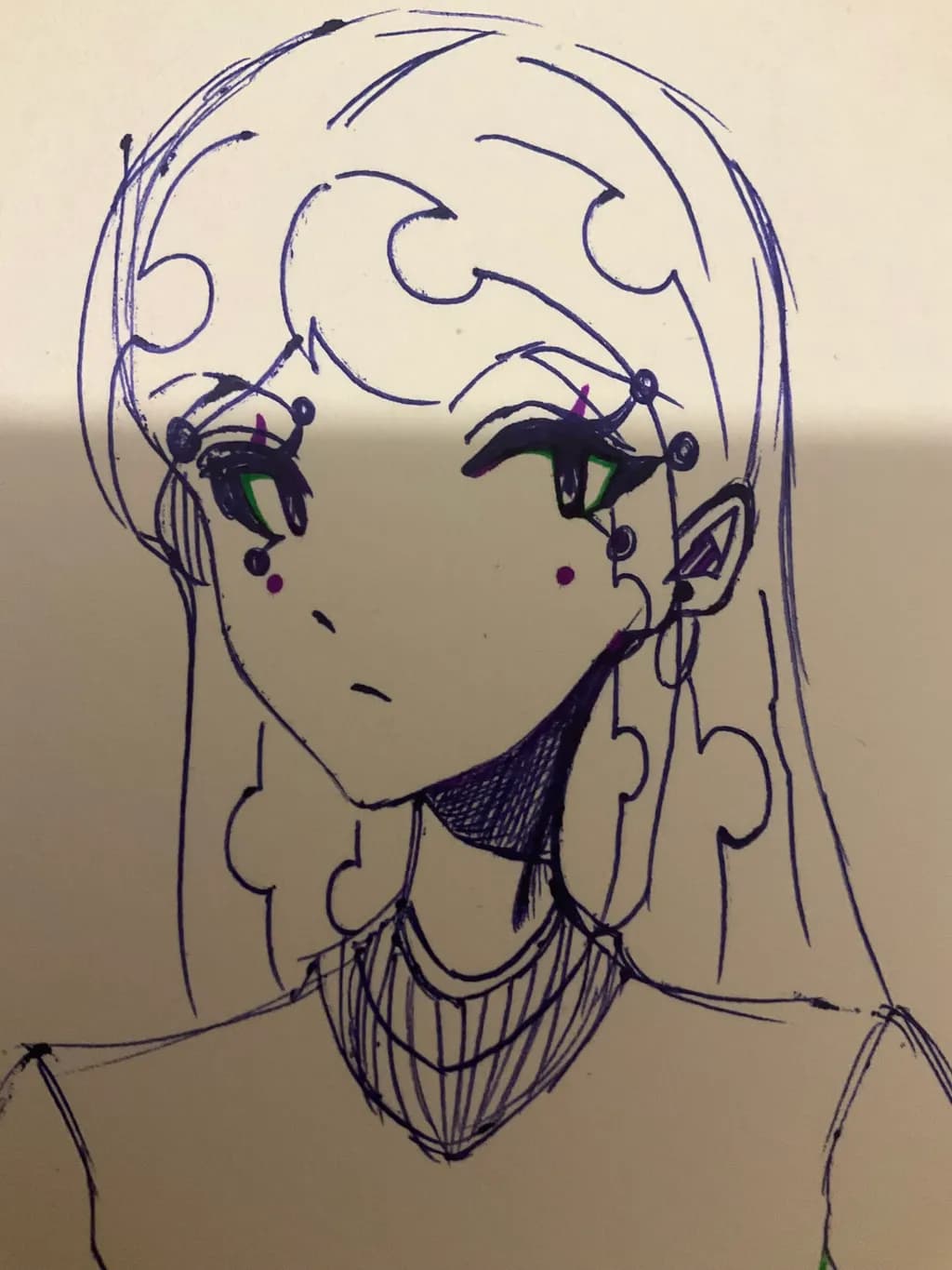 Puzzle Girl Glance