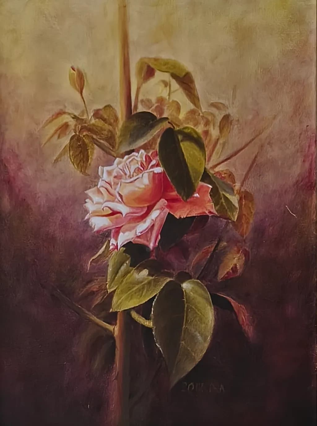 Rose and Leaves