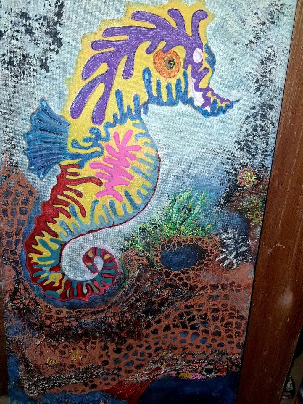 Colorful Seahorse Reef