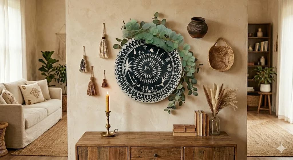 Warli Circle Wall Art