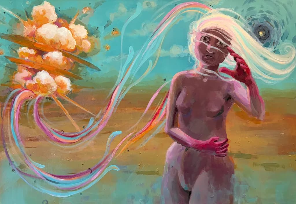 Figure with Explosion