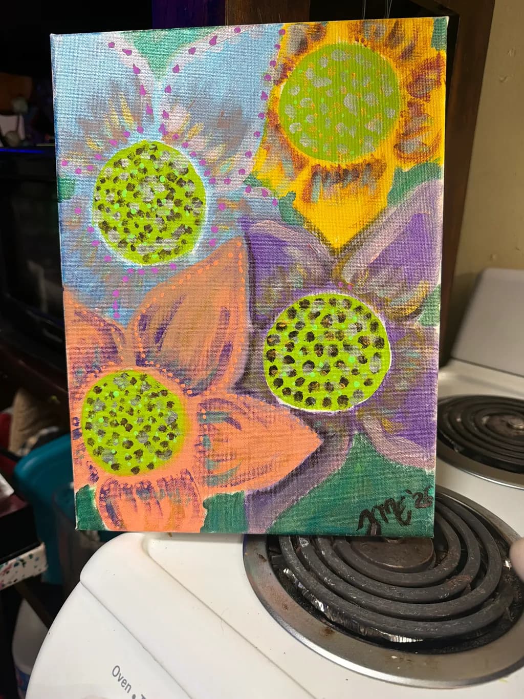 Colorful Flower Quartet