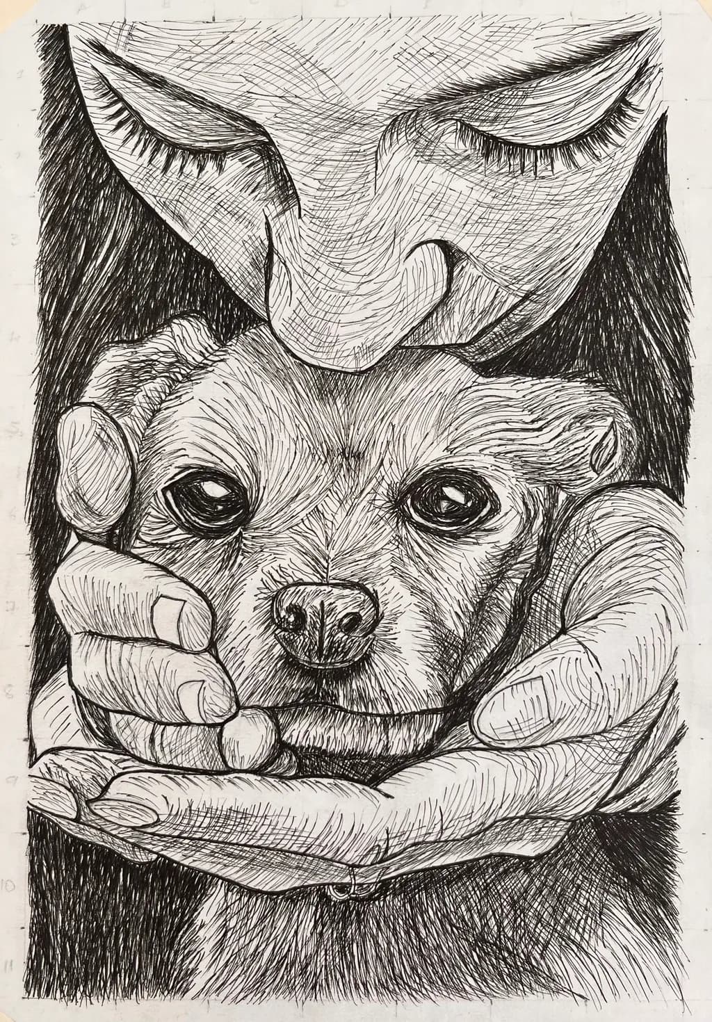 Dog Embrace