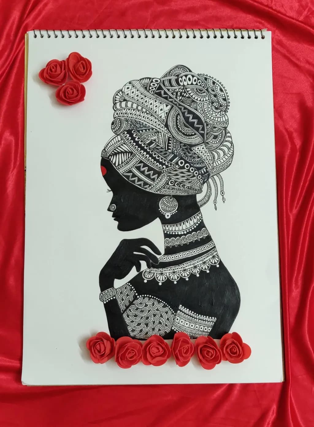 Tribal Silhouette Woman
