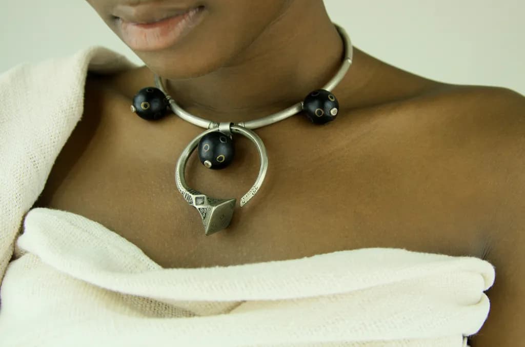 Abstract Necklace Detail