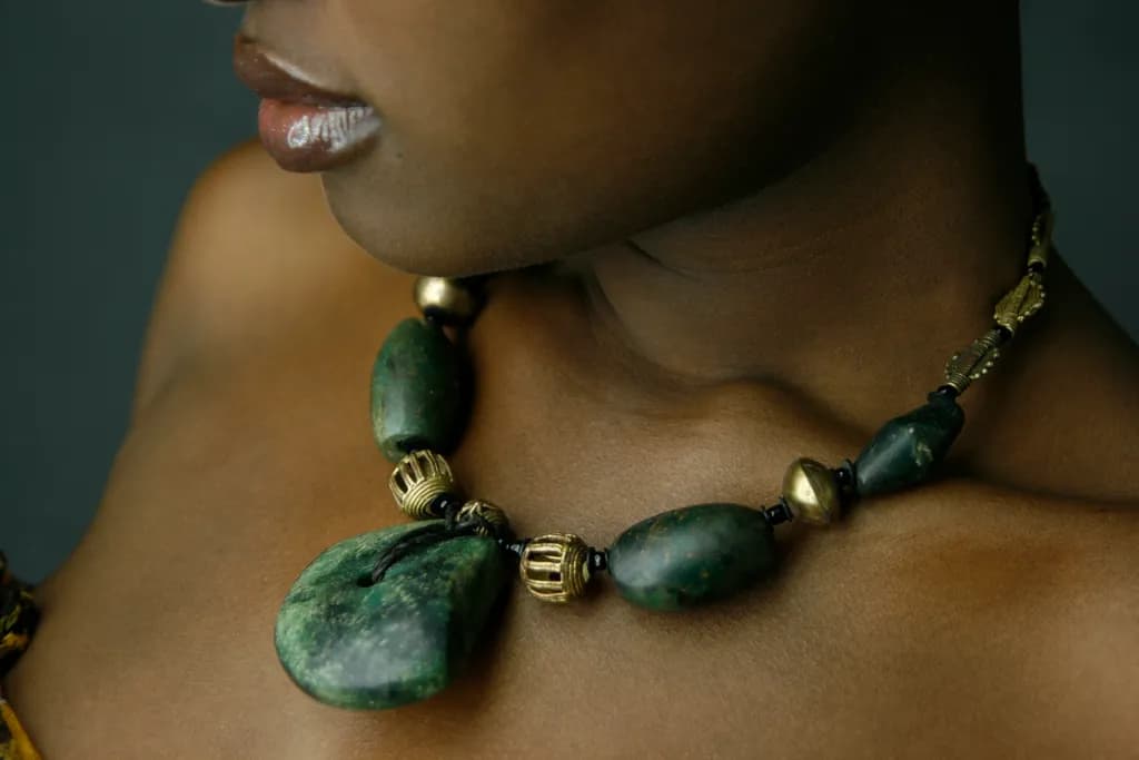 Amazonite Necklace Portrait