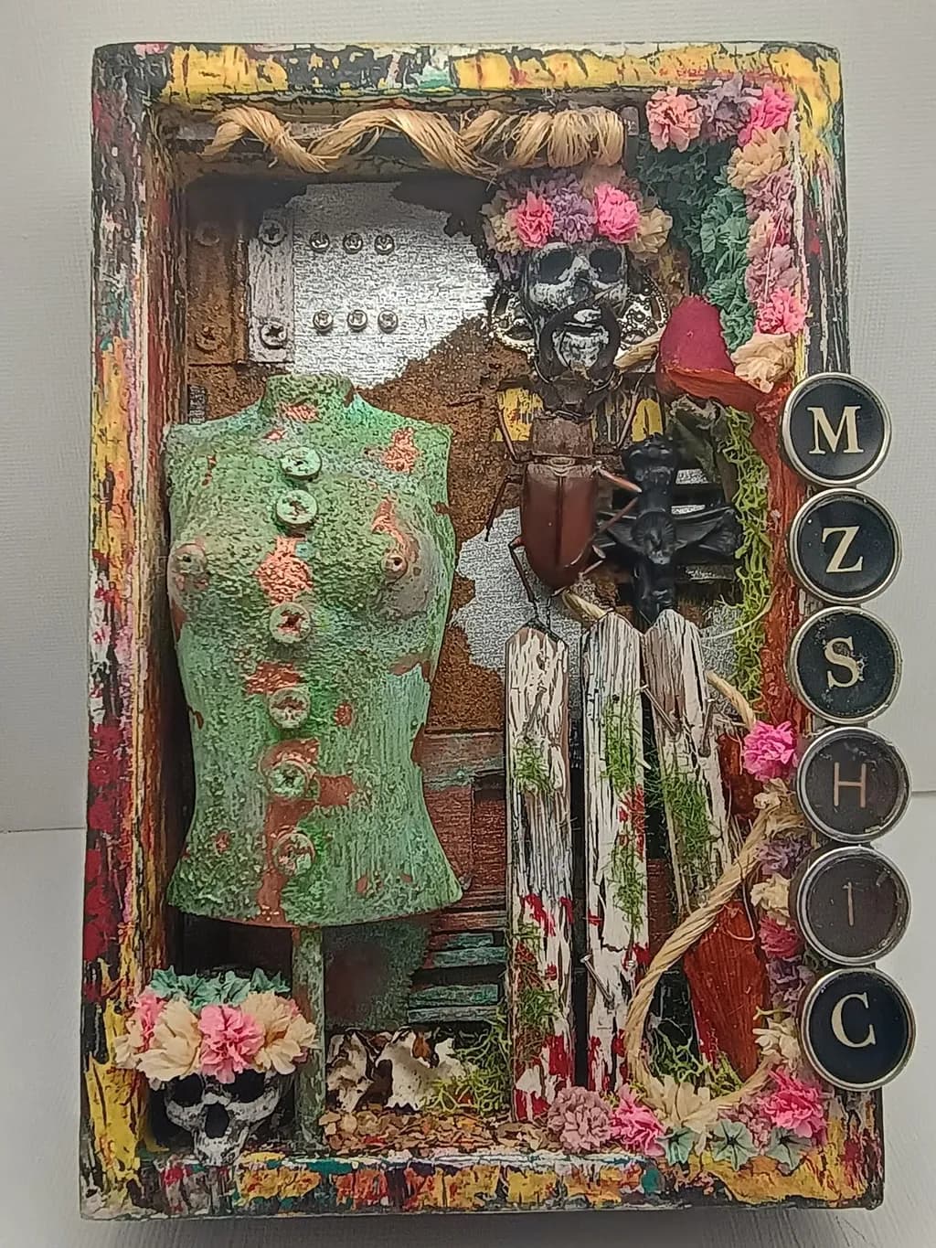 Skull and Mannequin Collage
