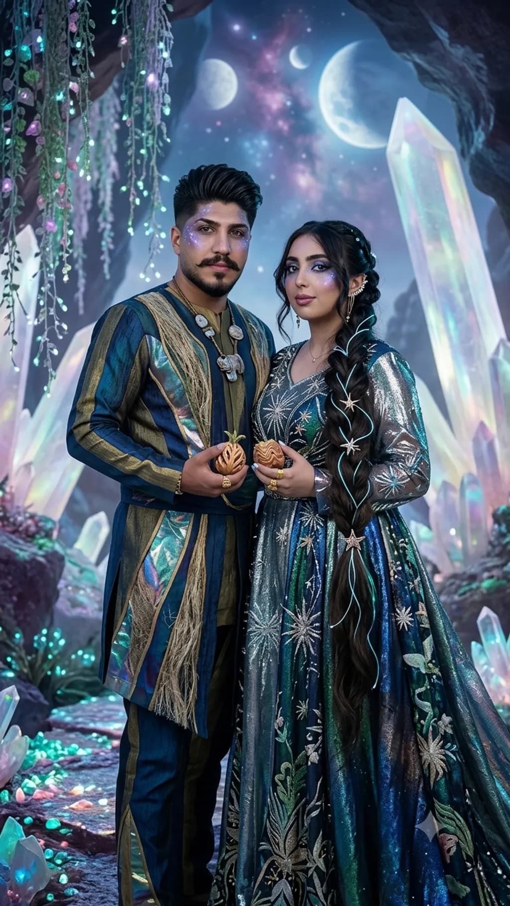 Crystal Moonlight Couple