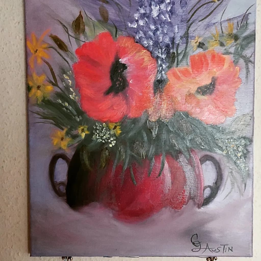 Red Vase Bouquet