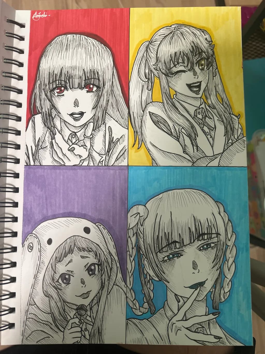 Colorful Character Portraits