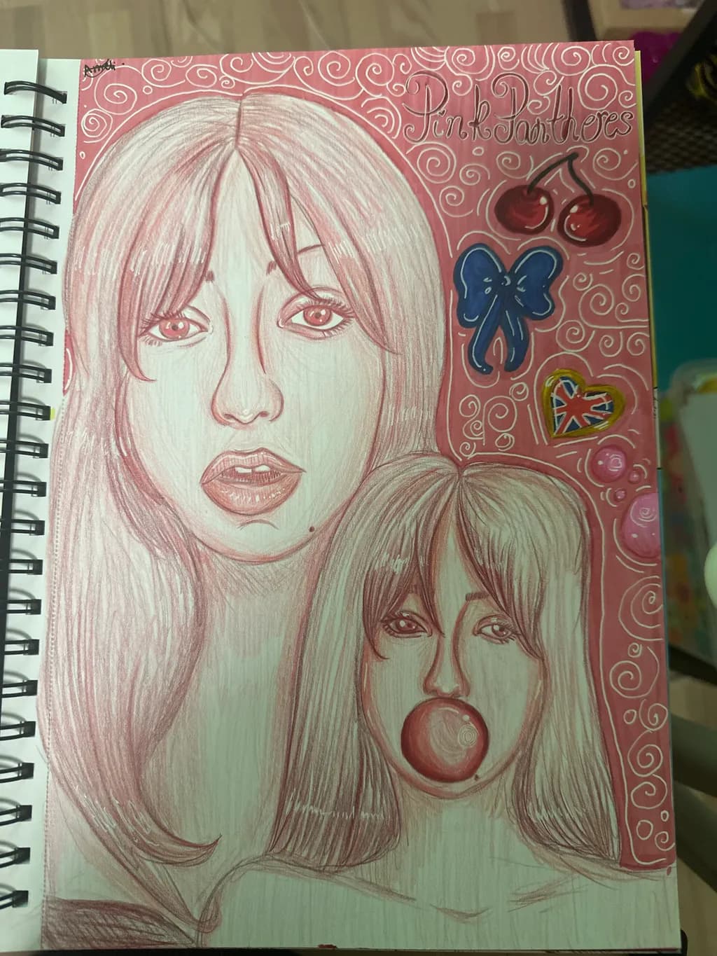 Pink Panthers Portrait