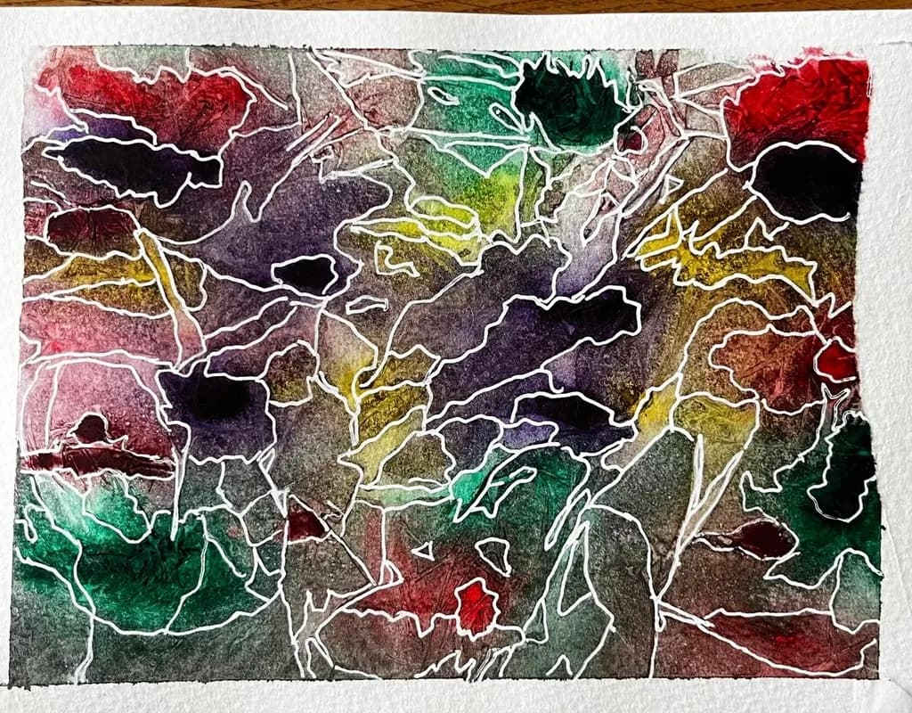 Abstract Floral Composition