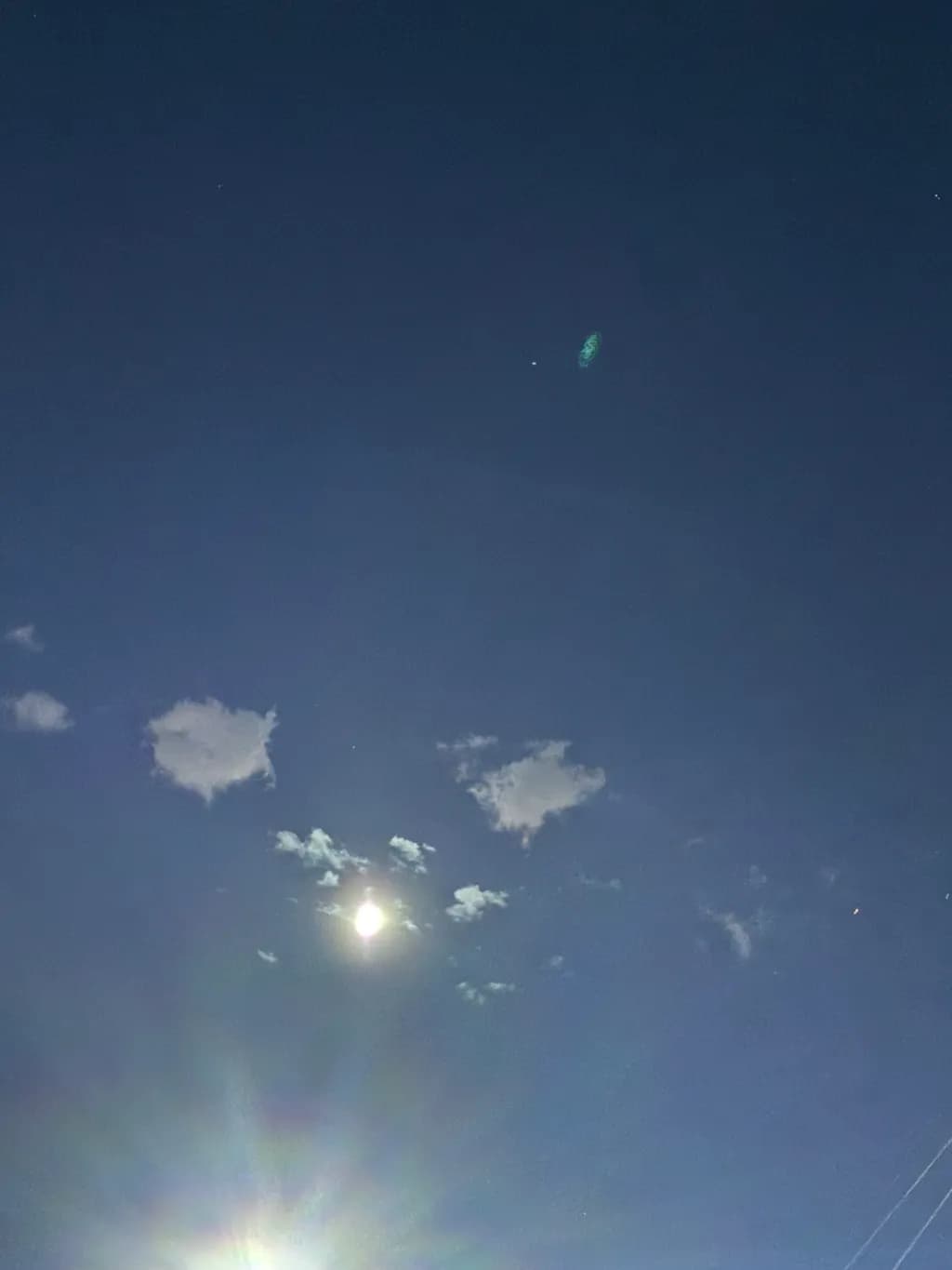 Sunlit Blue Sky