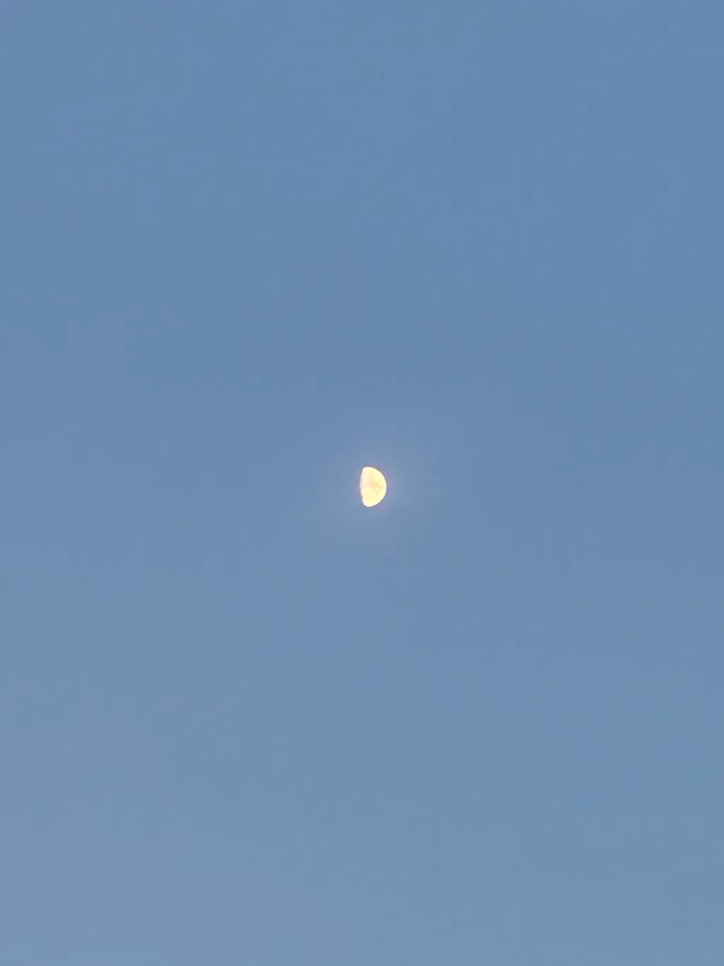 Daylight Moon Slice
