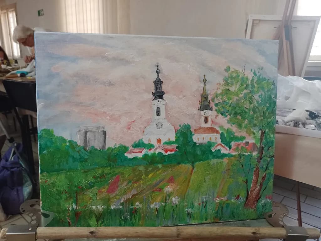 Church Towers and Green Fields