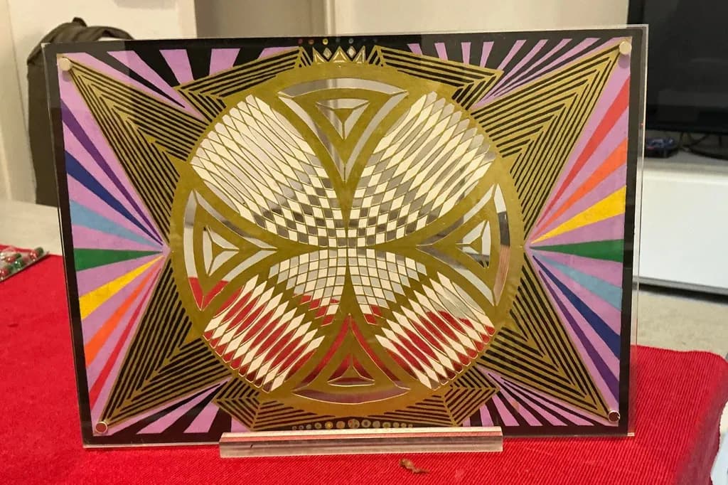 Geometric Starburst Design