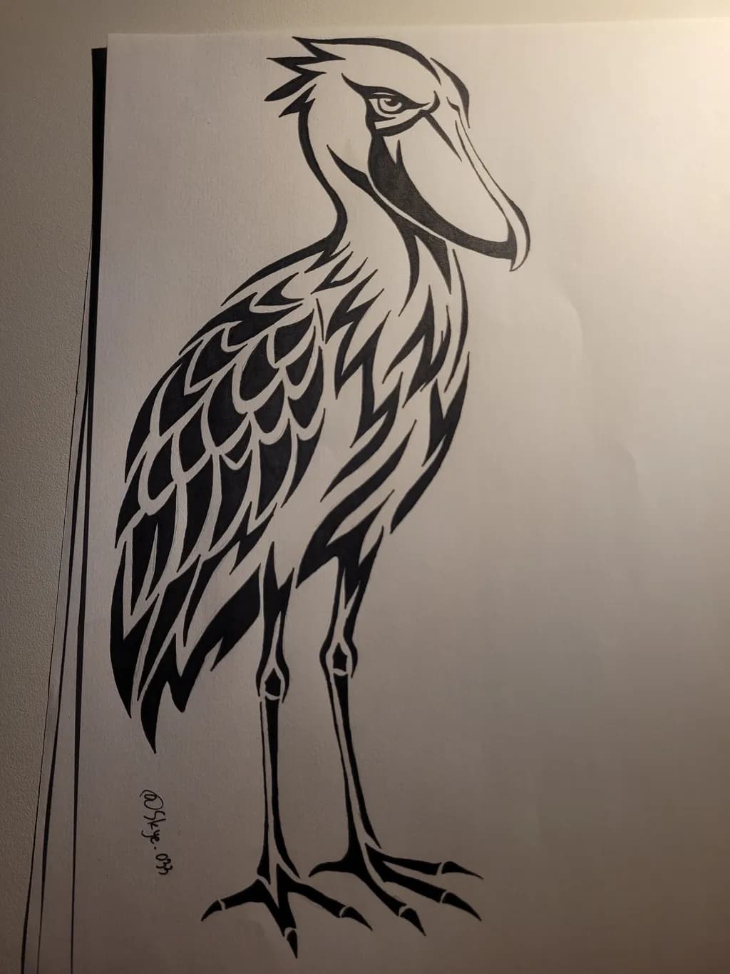 Stilted Shoebill Design