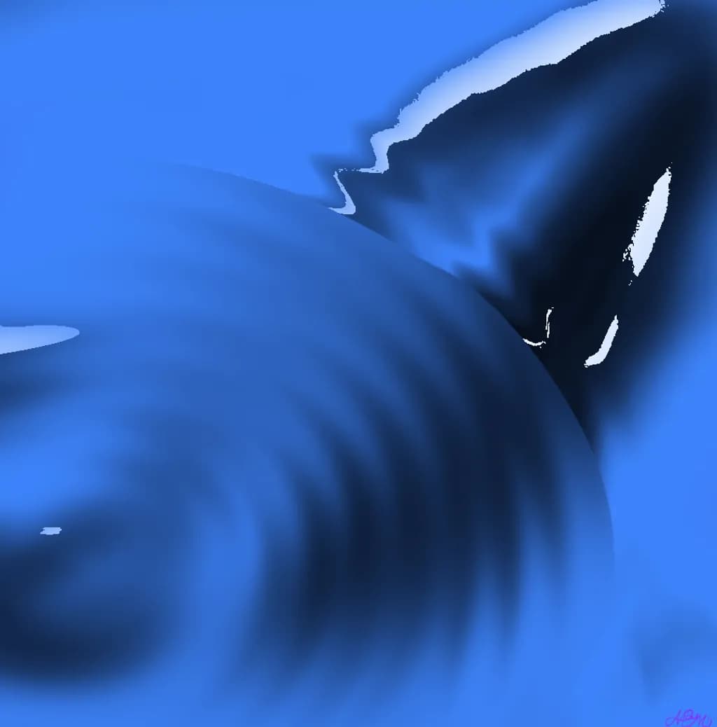 Blue Whirlpool