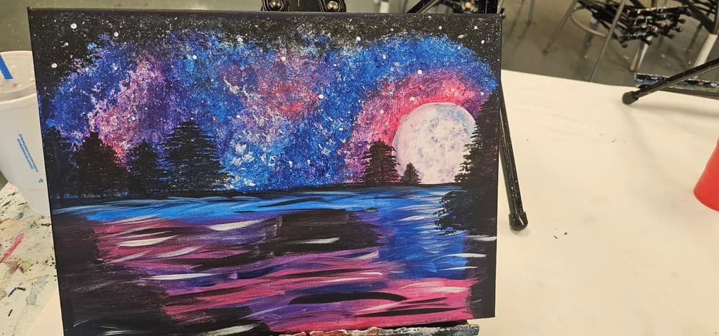 Night Sky Reflection