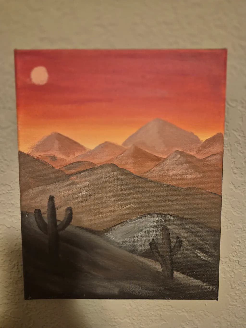 Desert Mountains Sunset