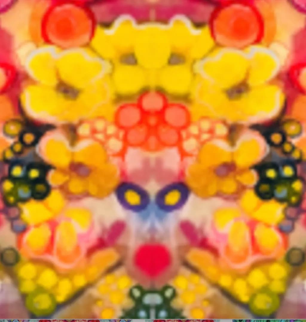 Abstract Bee Pattern
