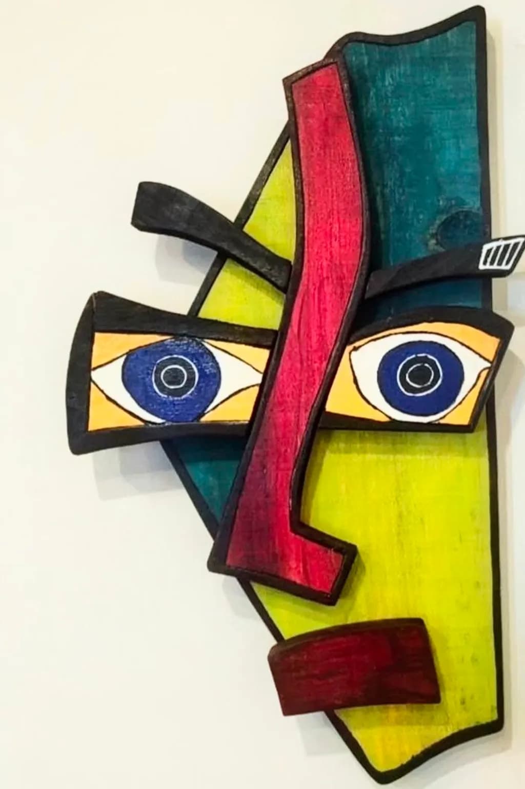 Abstract Face Sculpture