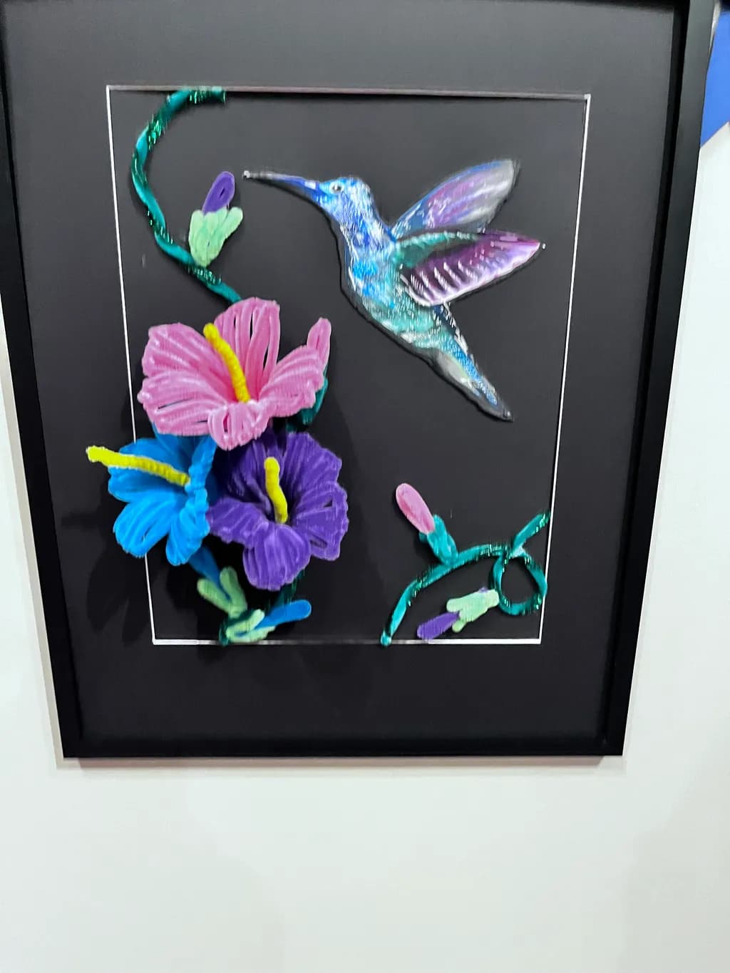 Hummingbird and Hibiscus