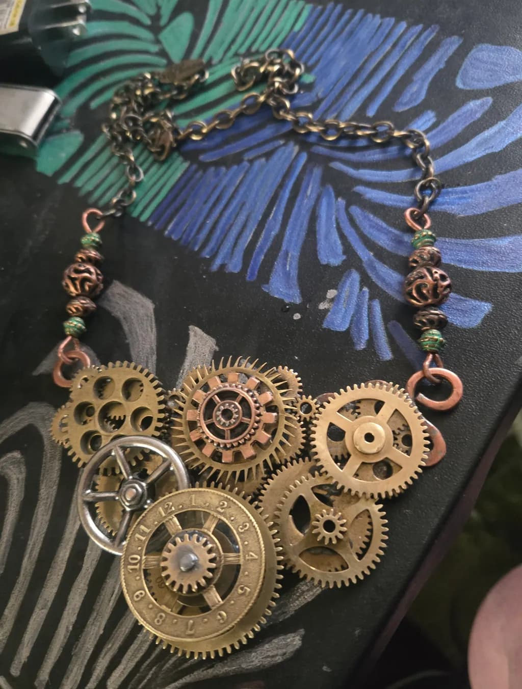 Steampunk Gear Necklace