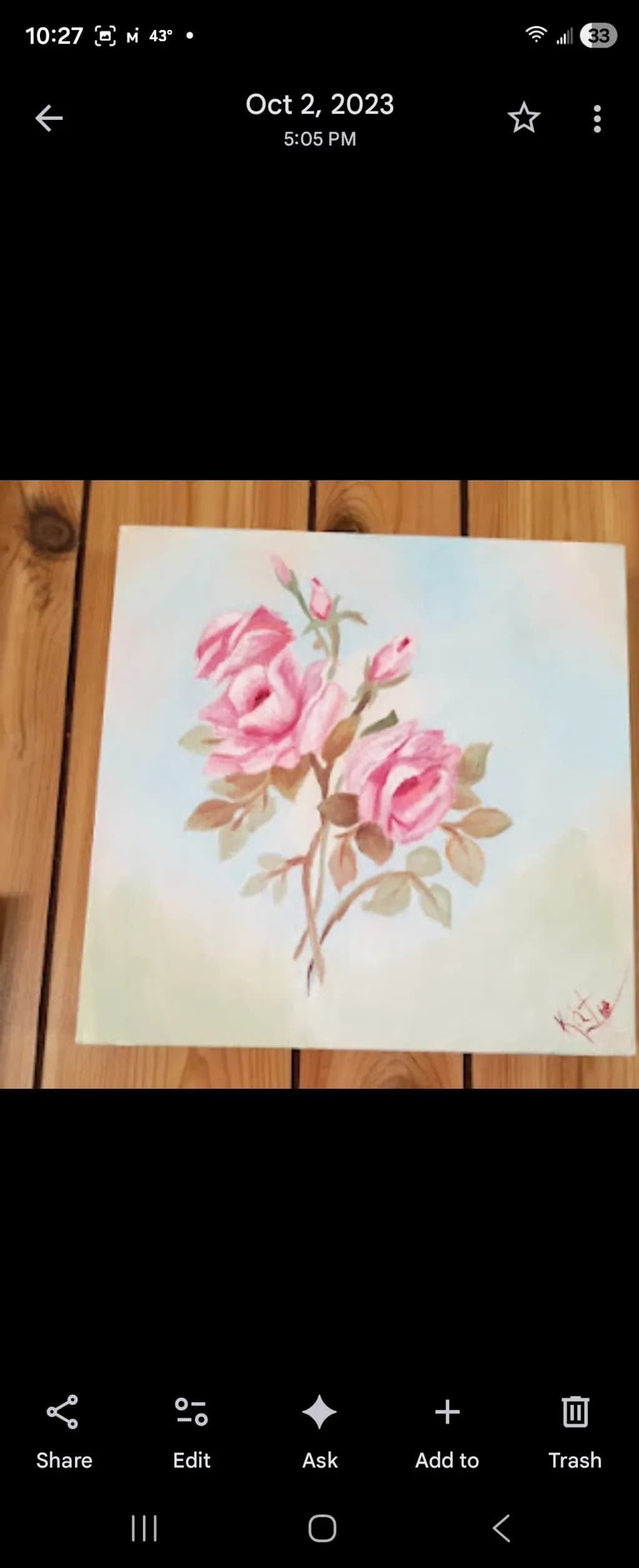 Pink Rose Bouquet