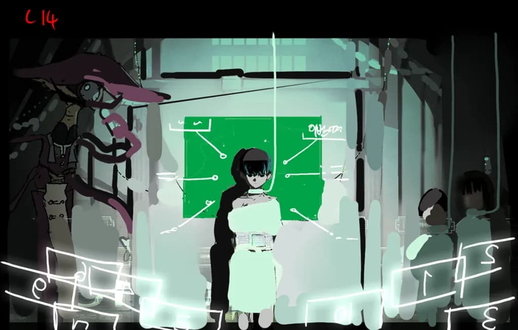Digital Interface Scene