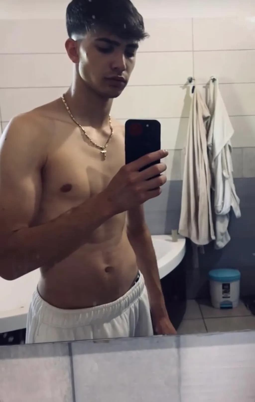 Bathroom Mirror Reflection