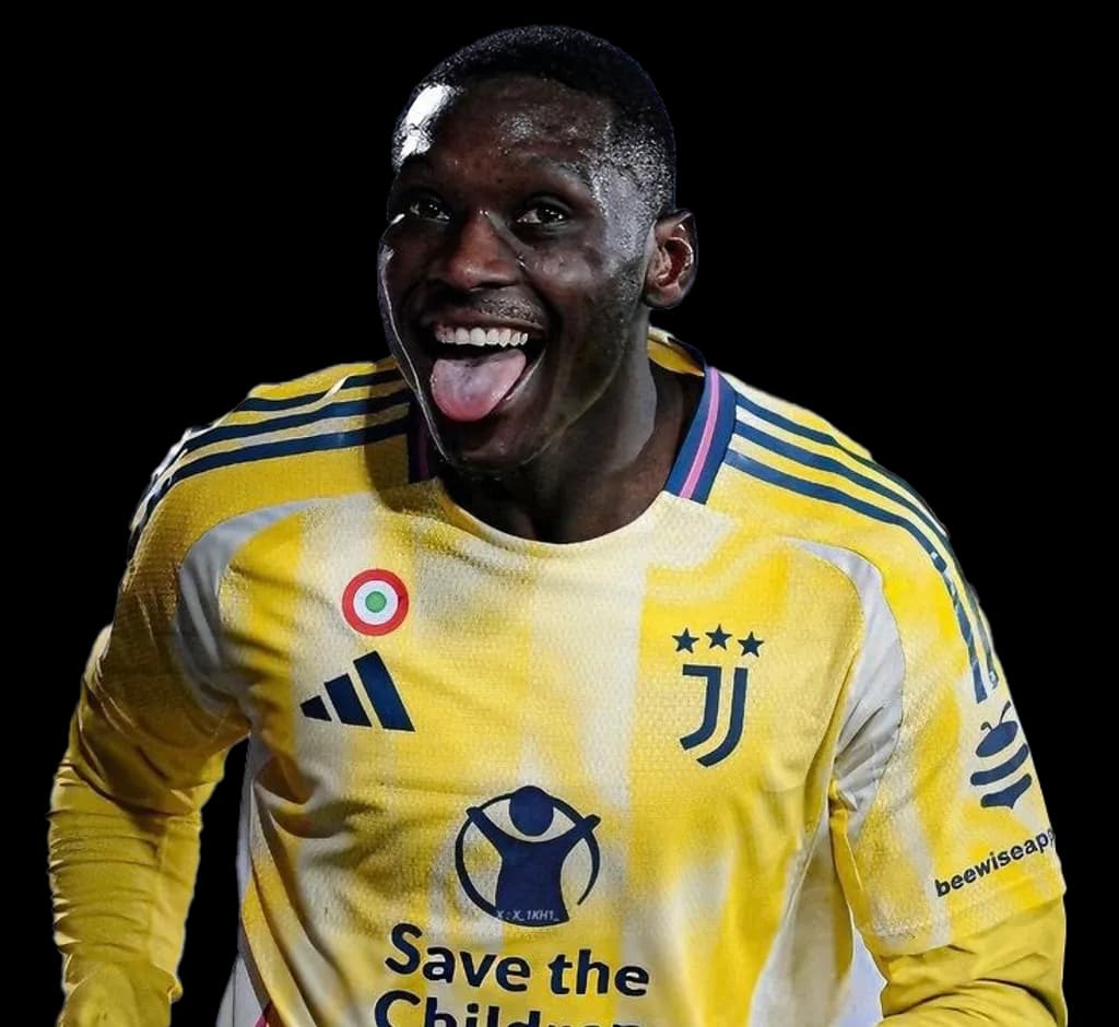 Juventus Yellow Kit Celebration