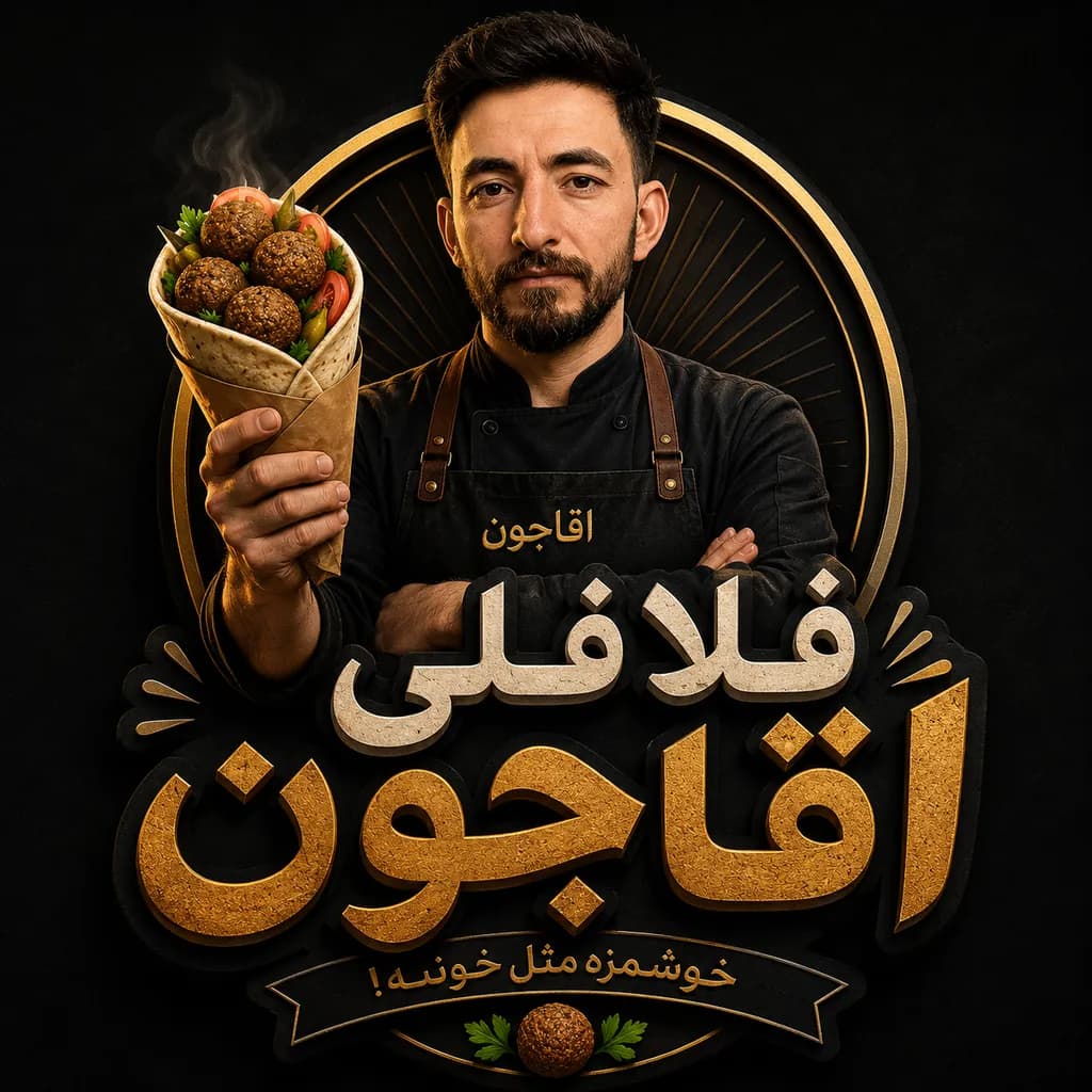 Chef Holding Falafel Wrap