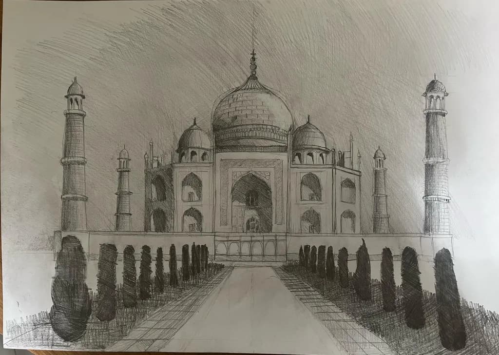 Taj Mahal Sketch
