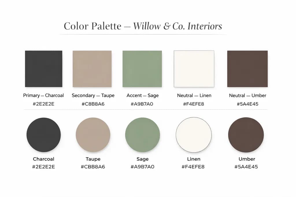 Willow & Co. Palette