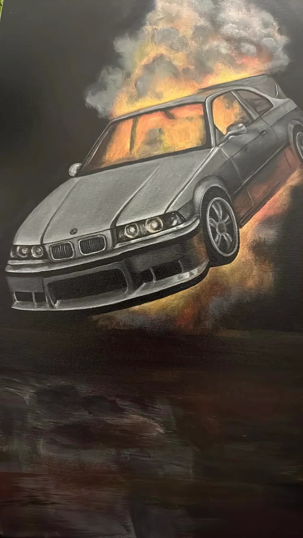 Car Fire Blast